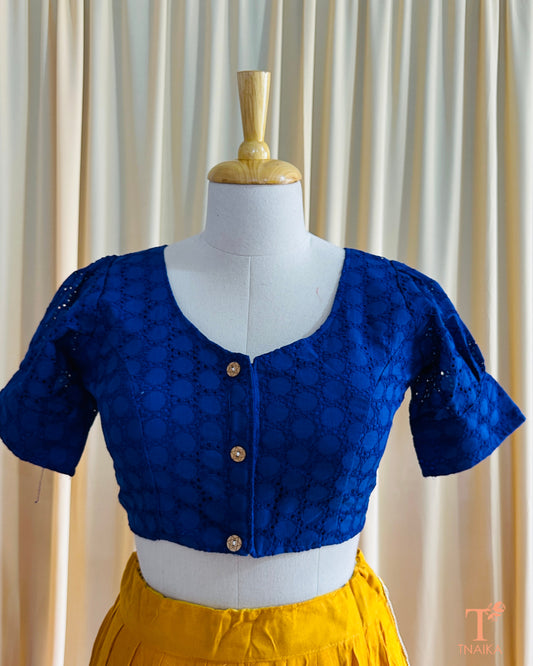 Hakoba Blouse - Blue
