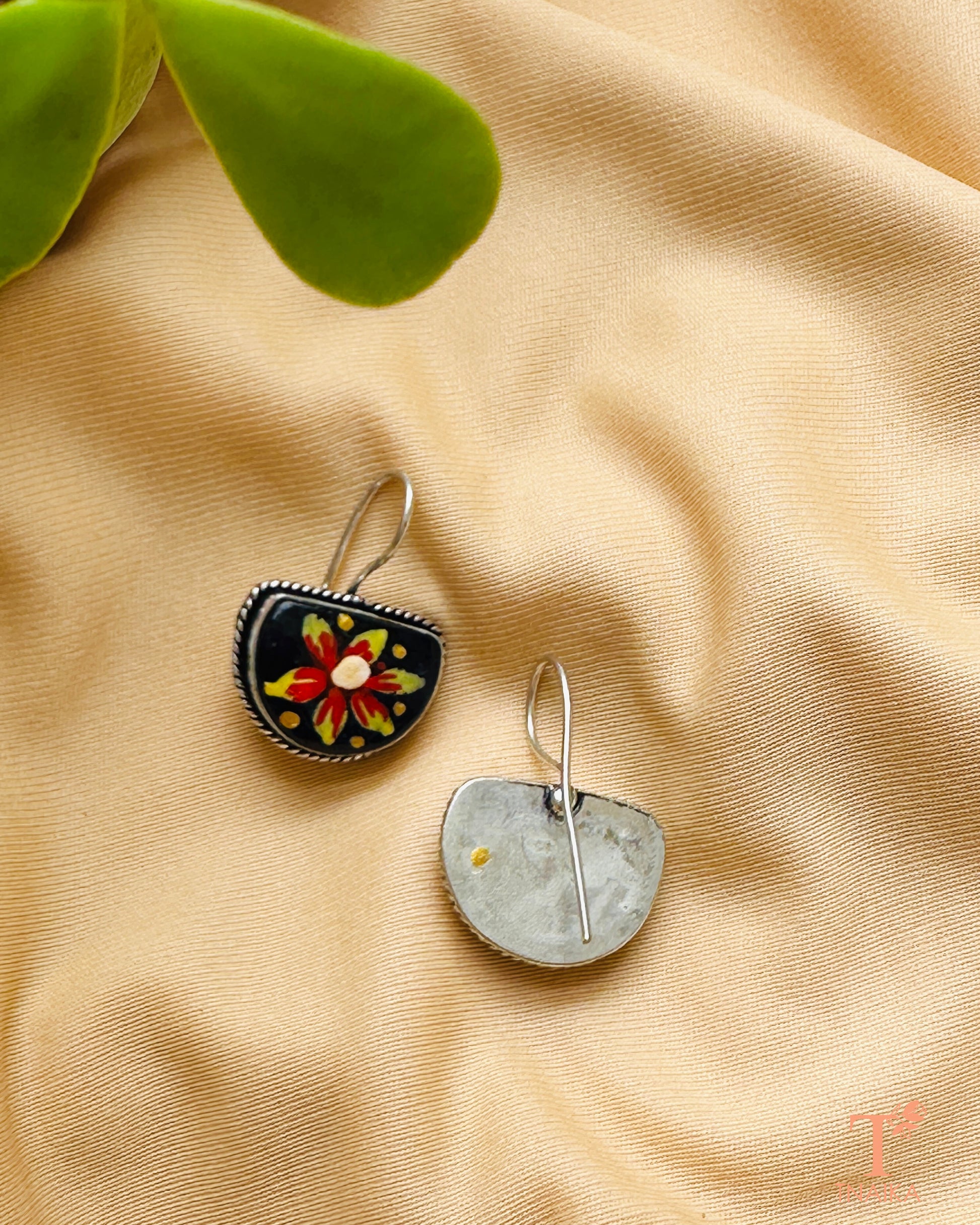 Hour Hand-Painted Earrings