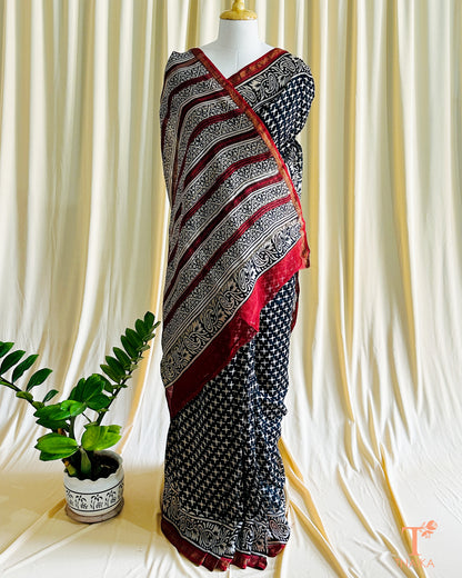 Chanderi Kalakriti Saree