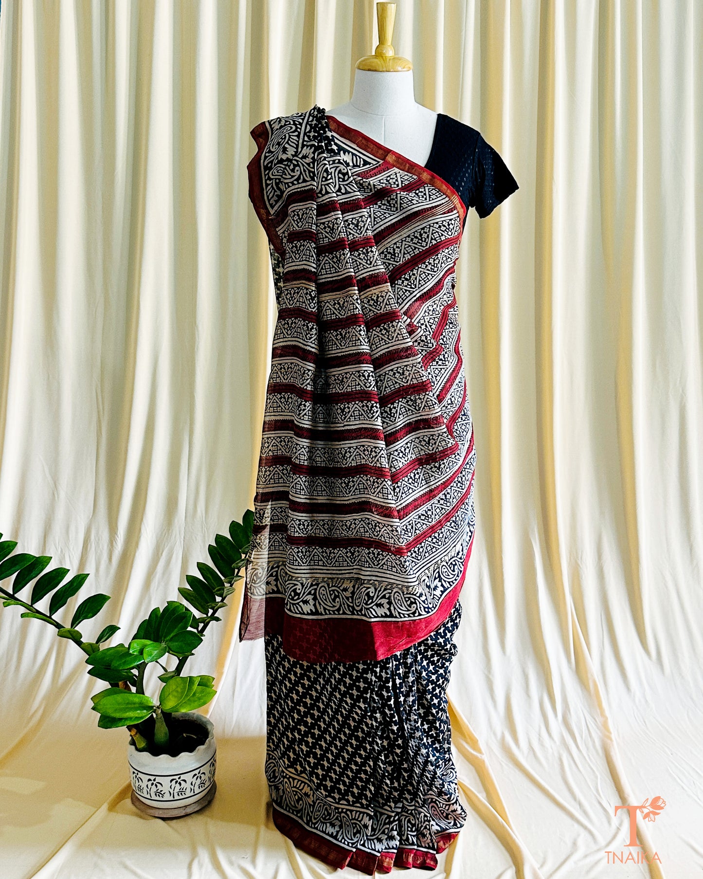 Chanderi Kalakriti Saree