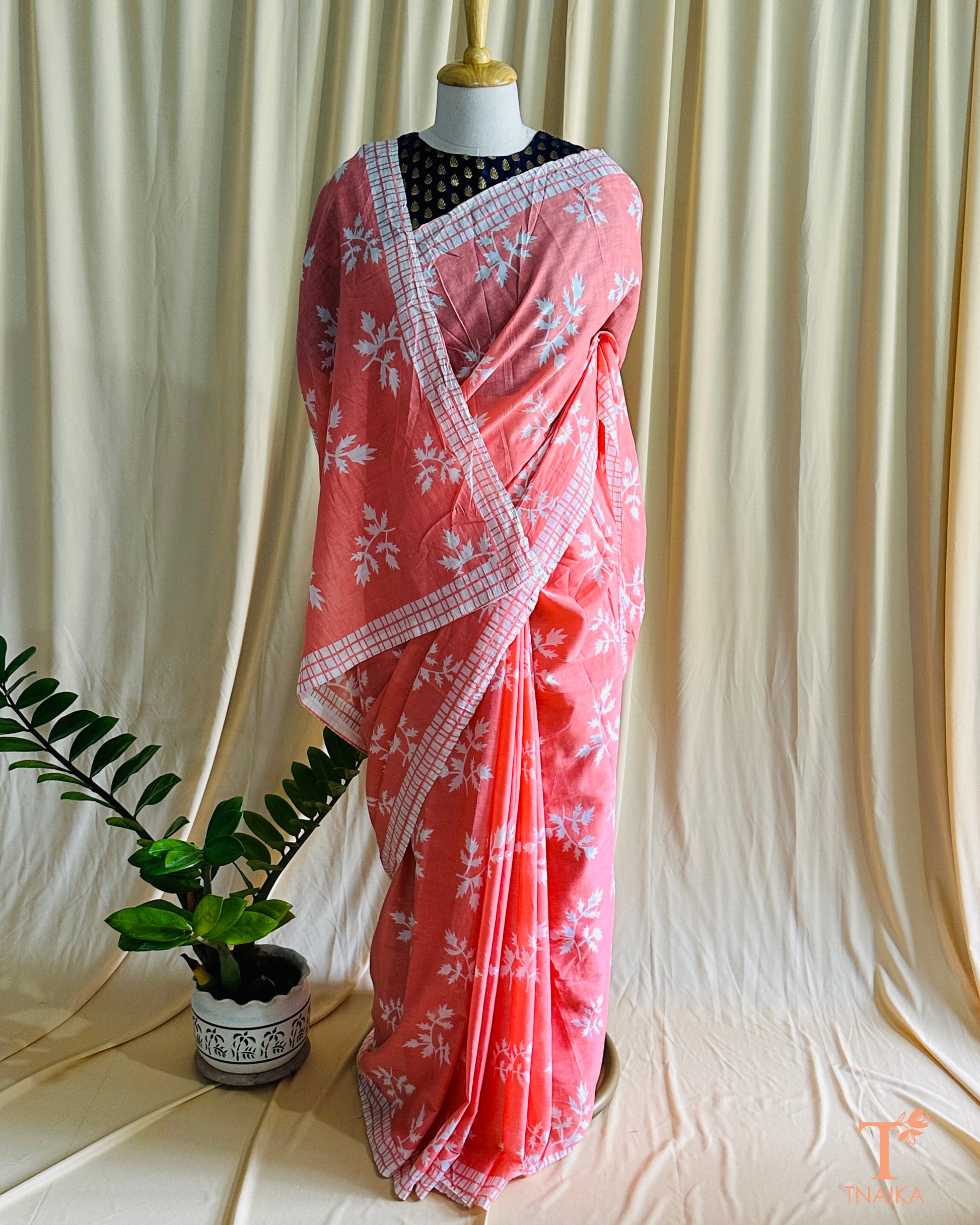 Elegant ethnic cotton saree offering style and all-day comfort