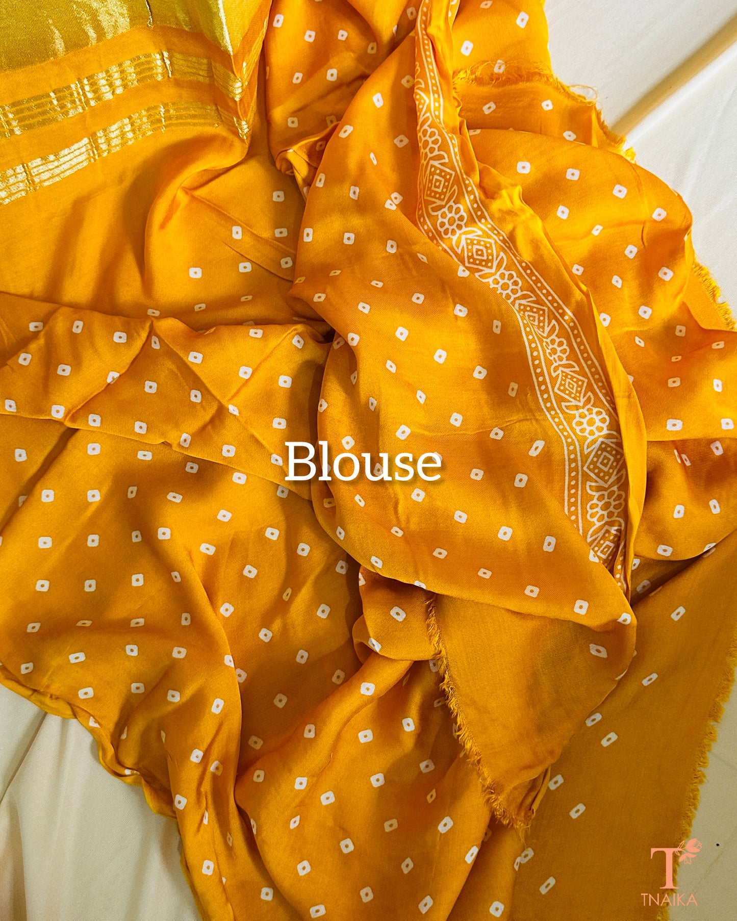 Modal Silk Rang Patta Patola Saree - Yellow