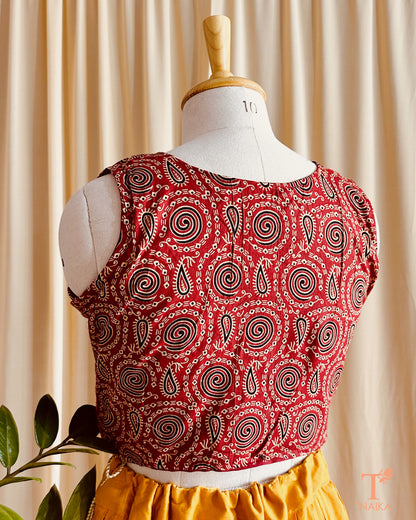 Rangat Ajrakh Blouse
