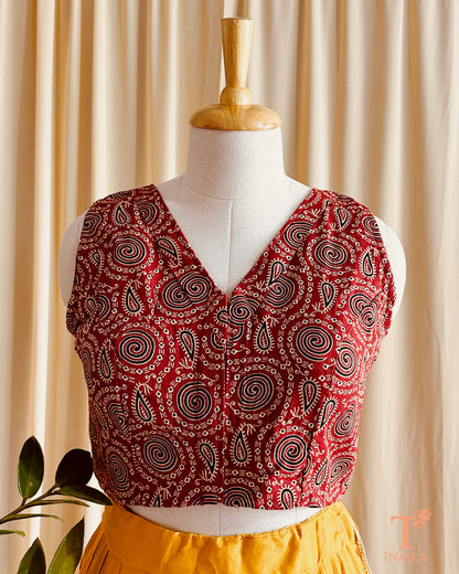 Rangat Ajrakh Blouse