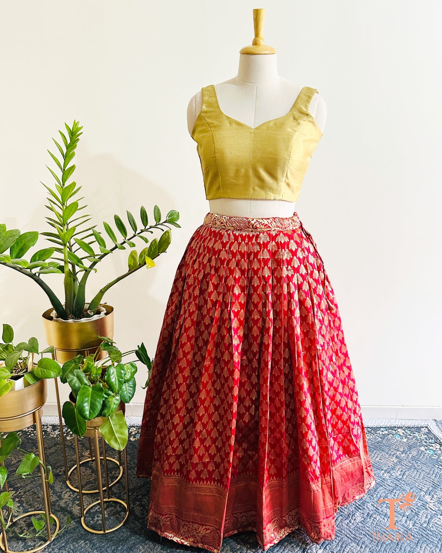 Banarasi Raabata Skirt