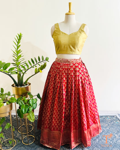 Banarasi Raabata Skirt