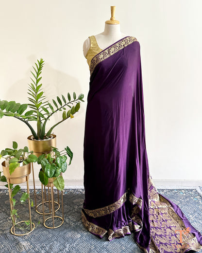 Nakshi design pallu on lightweight modal saree