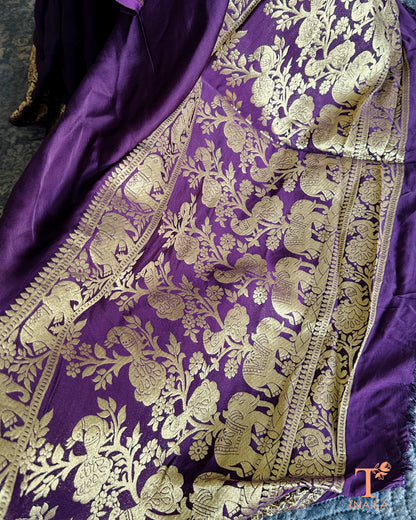 Modal fabric saree featuring Nakshi patterns