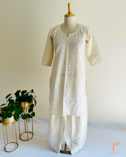Zehra Ivory Chikankari Suit