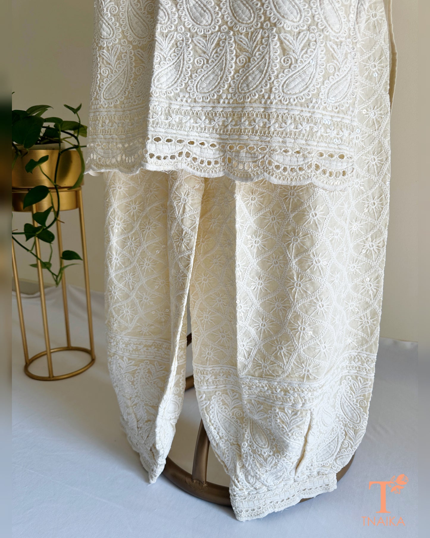 Zehra Ivory Chikankari Suit