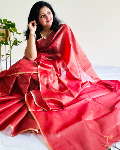 Chanderi Signature Tissue Silk Saree