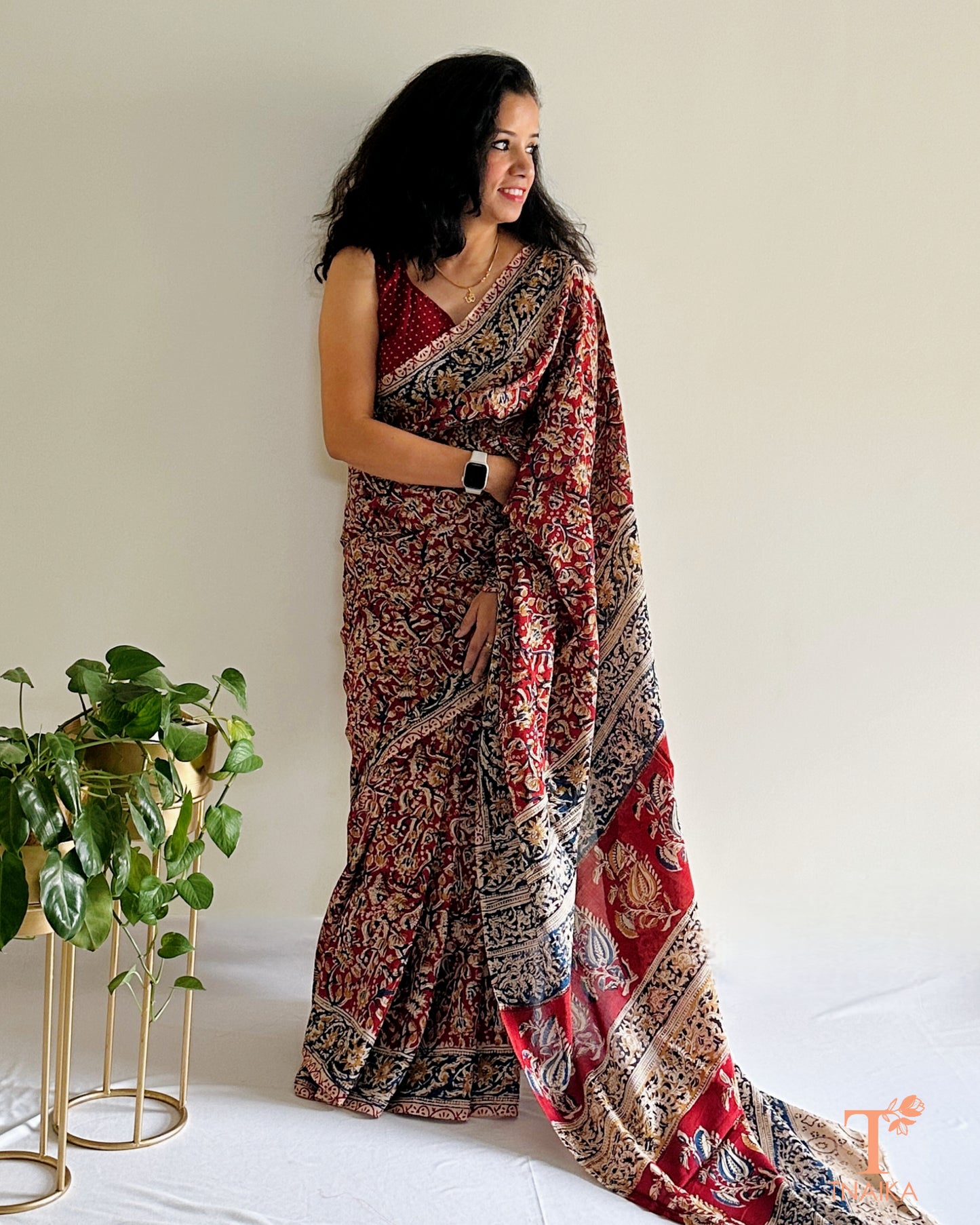 Chennur Silk Avantika Kalamkari Saree
