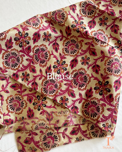 Semi Tussar Silk Vasudha Saree - Green