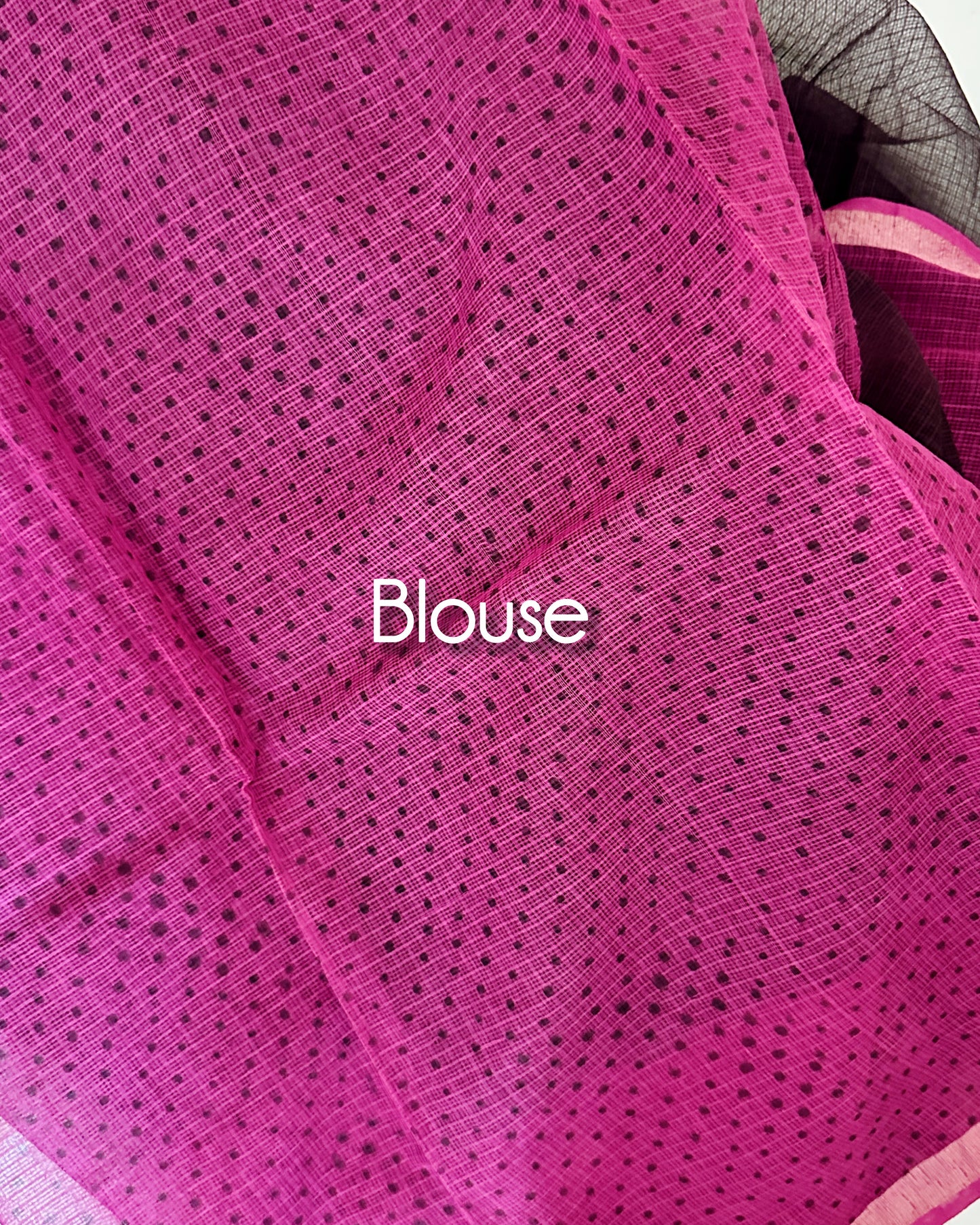 Running blouse with saree