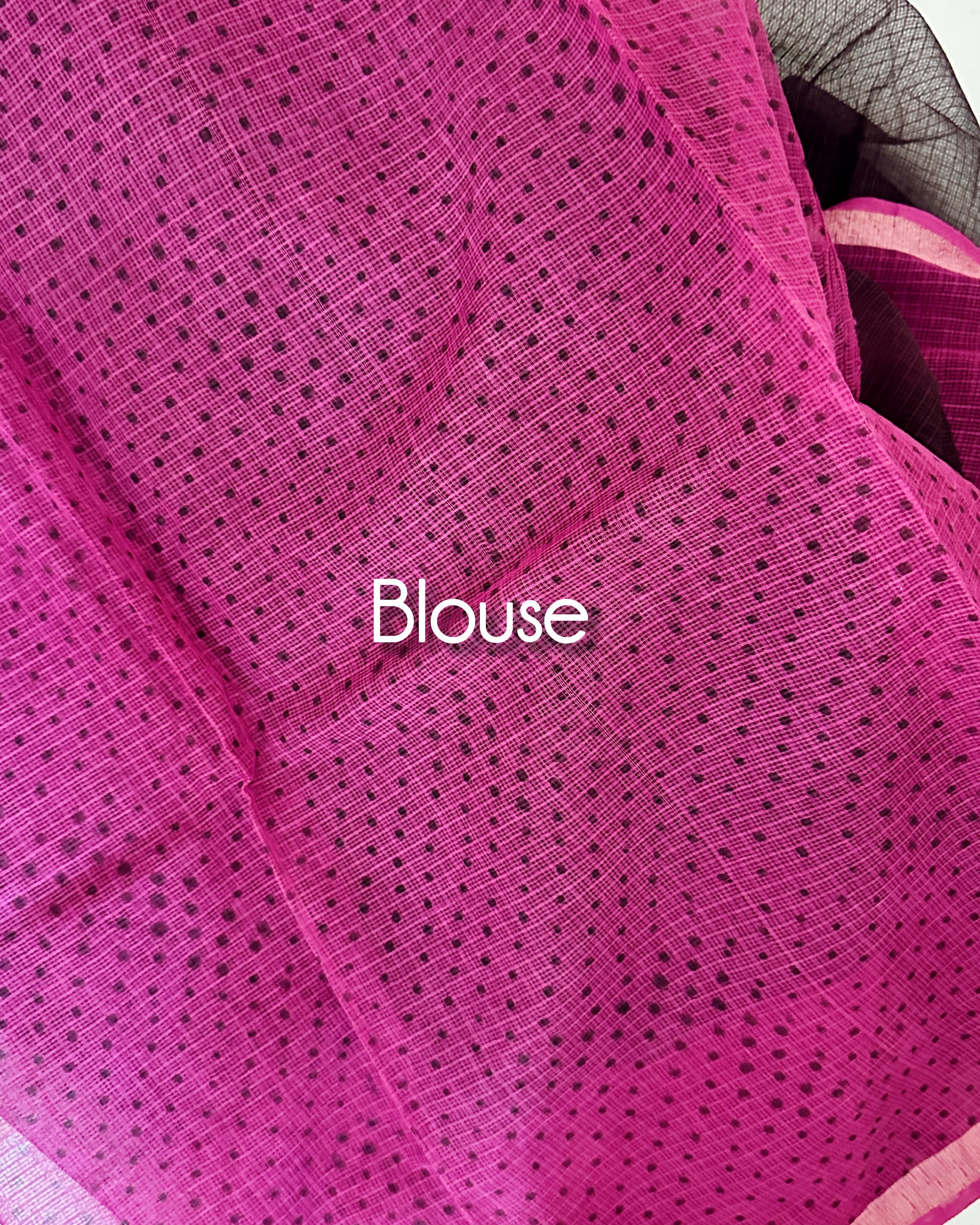 Running blouse with saree