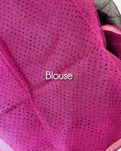 Running blouse with saree