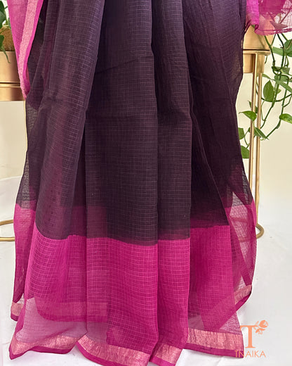 transparent lightweight kota saree elegant drape