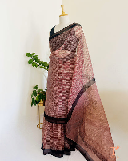 kota doria cotton saree lightweight sheer fabric Tnaika