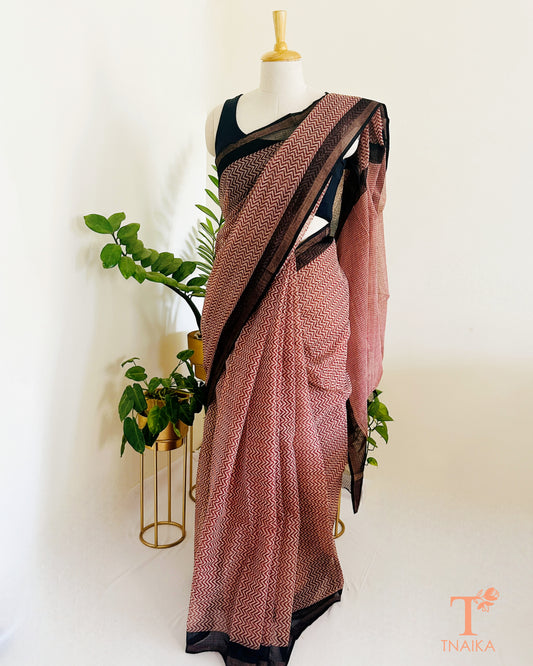 soft kota doria saree breathable cotton