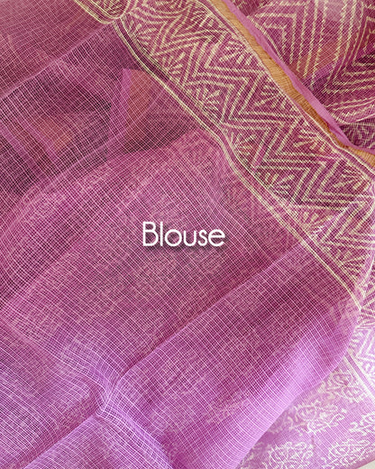 Running blouse with saree