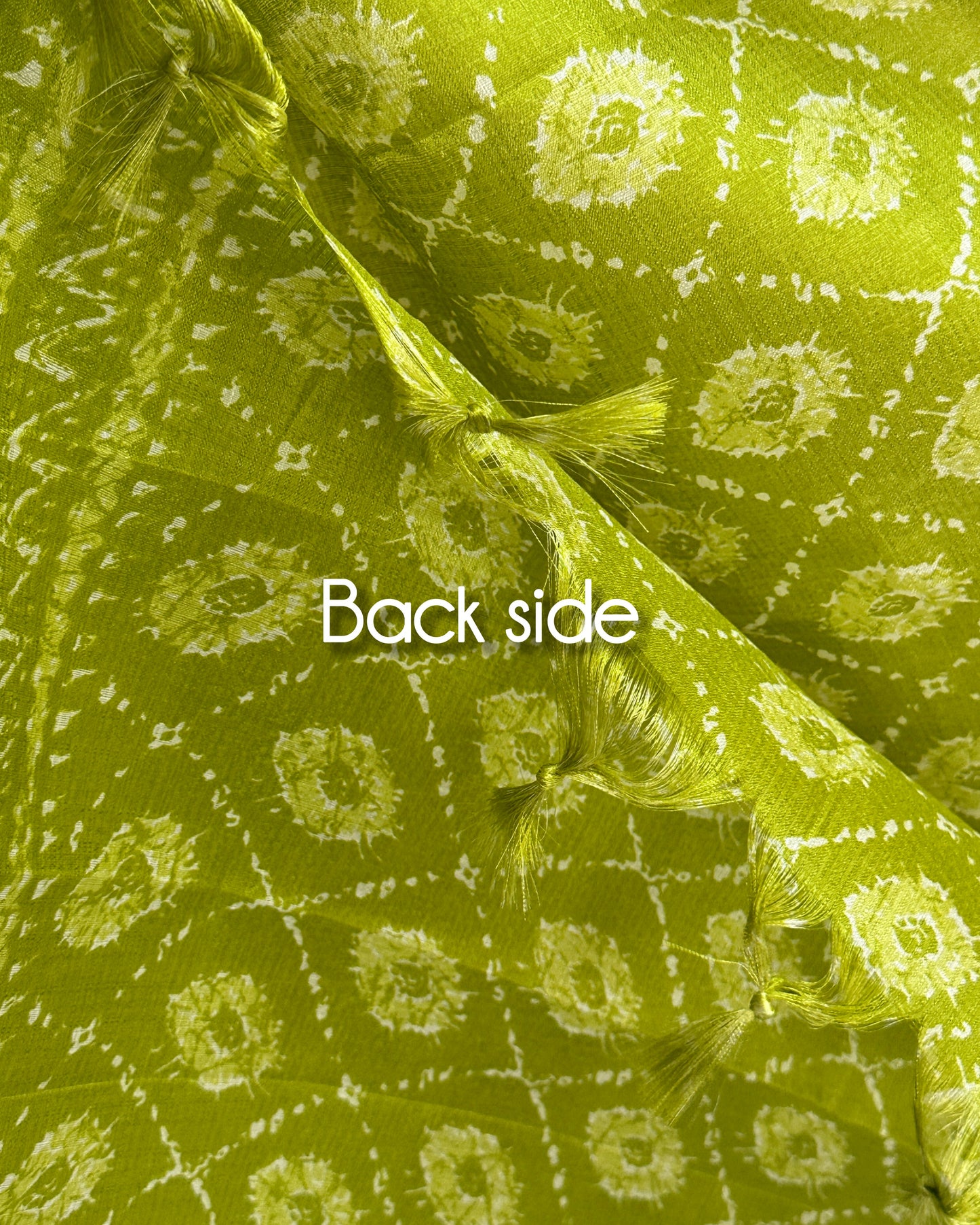 Ethnic dupatta featuring geometric and folk design with tassel finish
