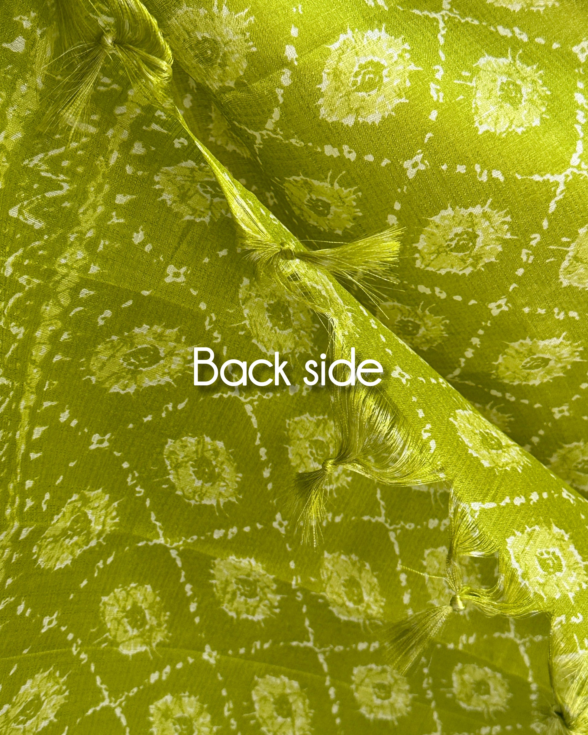Ethnic dupatta featuring geometric and folk design with tassel finish
