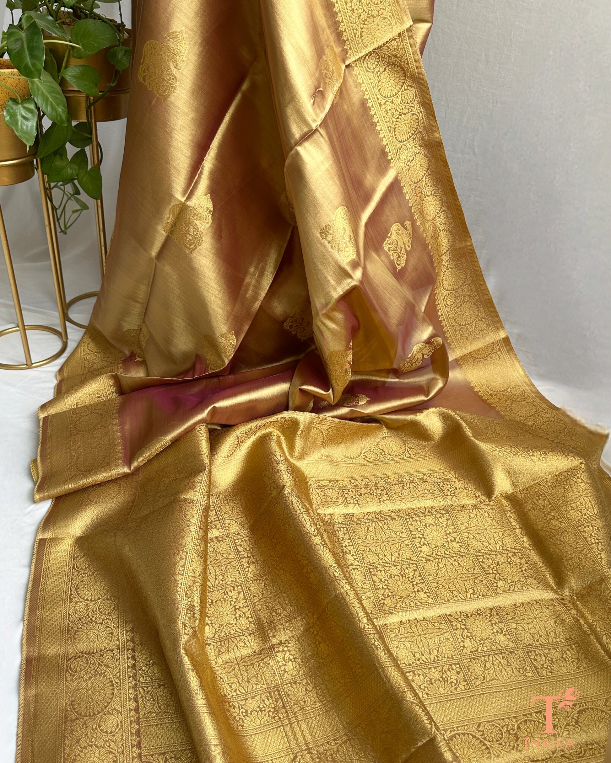 Premium festive saree with designer blouse and intricate embroidery
