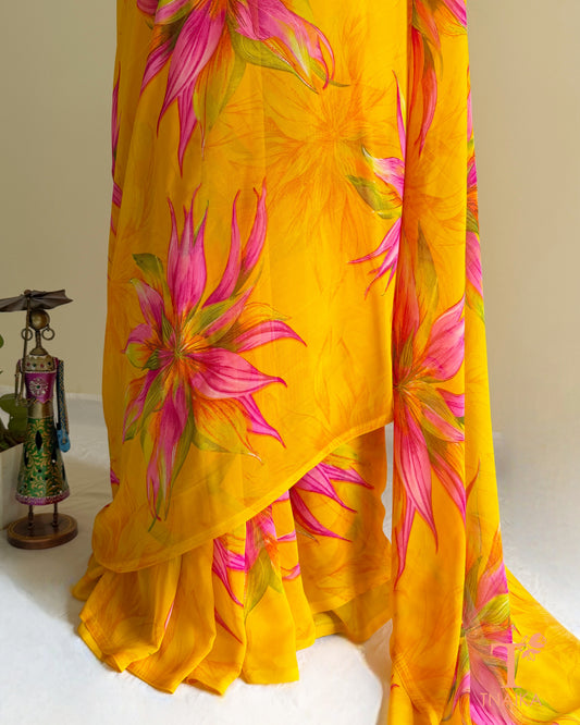 Floral saree collection