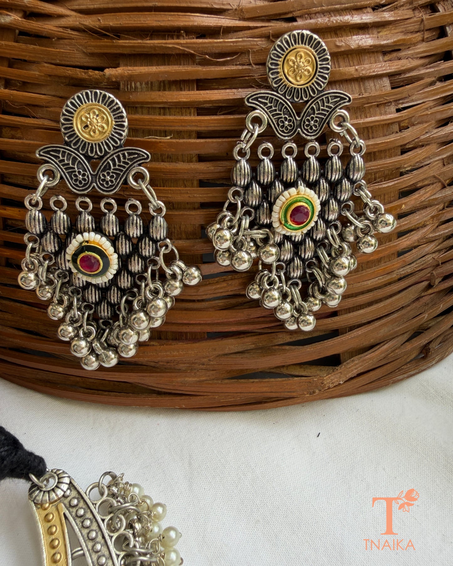 Rajwadi Pearl Hasli Choker Set
