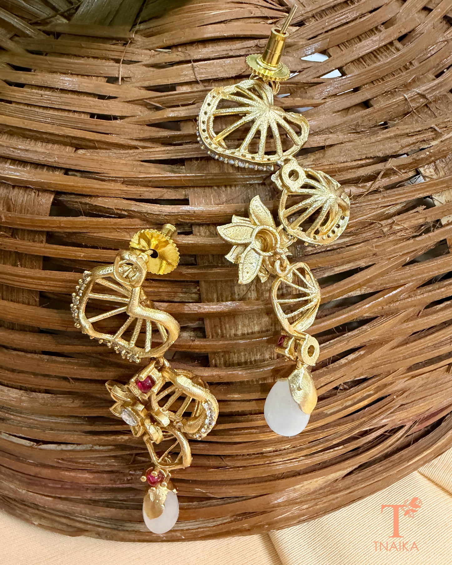 Brass with pearl detailing