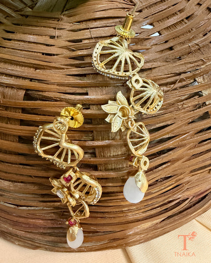 Brass with pearl detailing