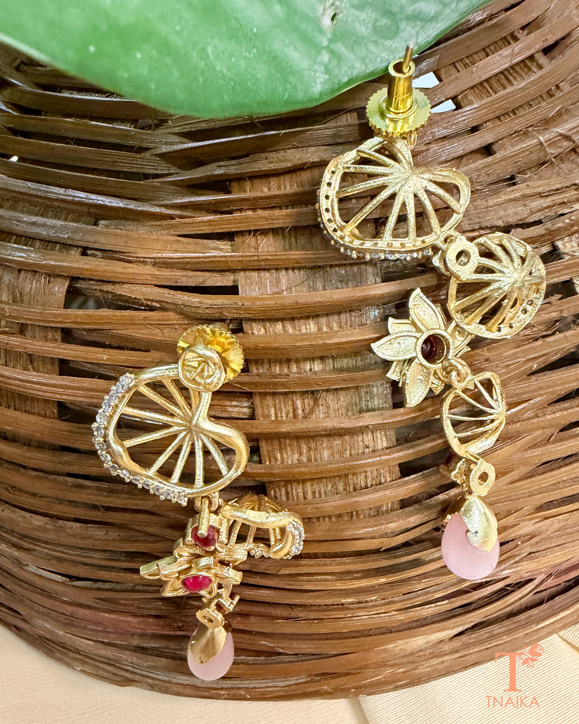Brass with pearl detailing