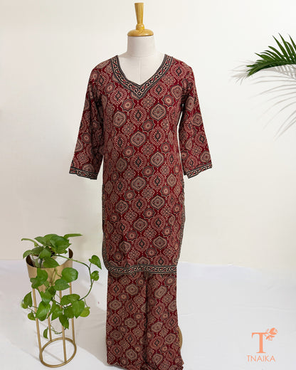 Cotton Taal Ajrakh Co ord