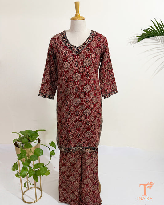 Cotton Taal Ajrakh Co ord