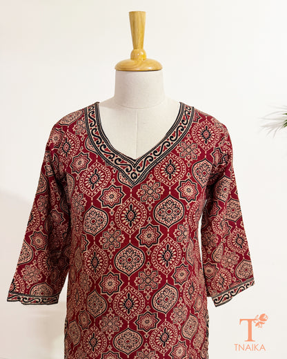 Cotton Taal Ajrakh Co ord