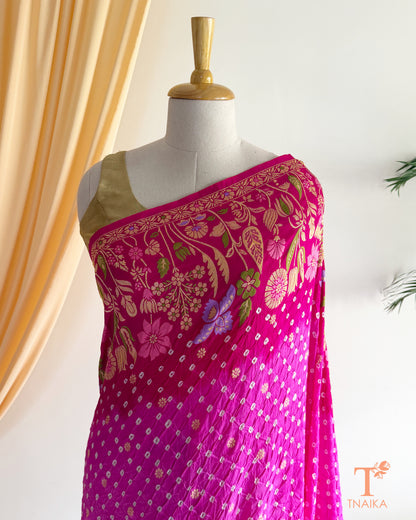 Designer Meenakari Dupion Silk Saree for Wedding & Festive Wear