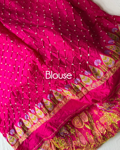 Running Blouse with saree