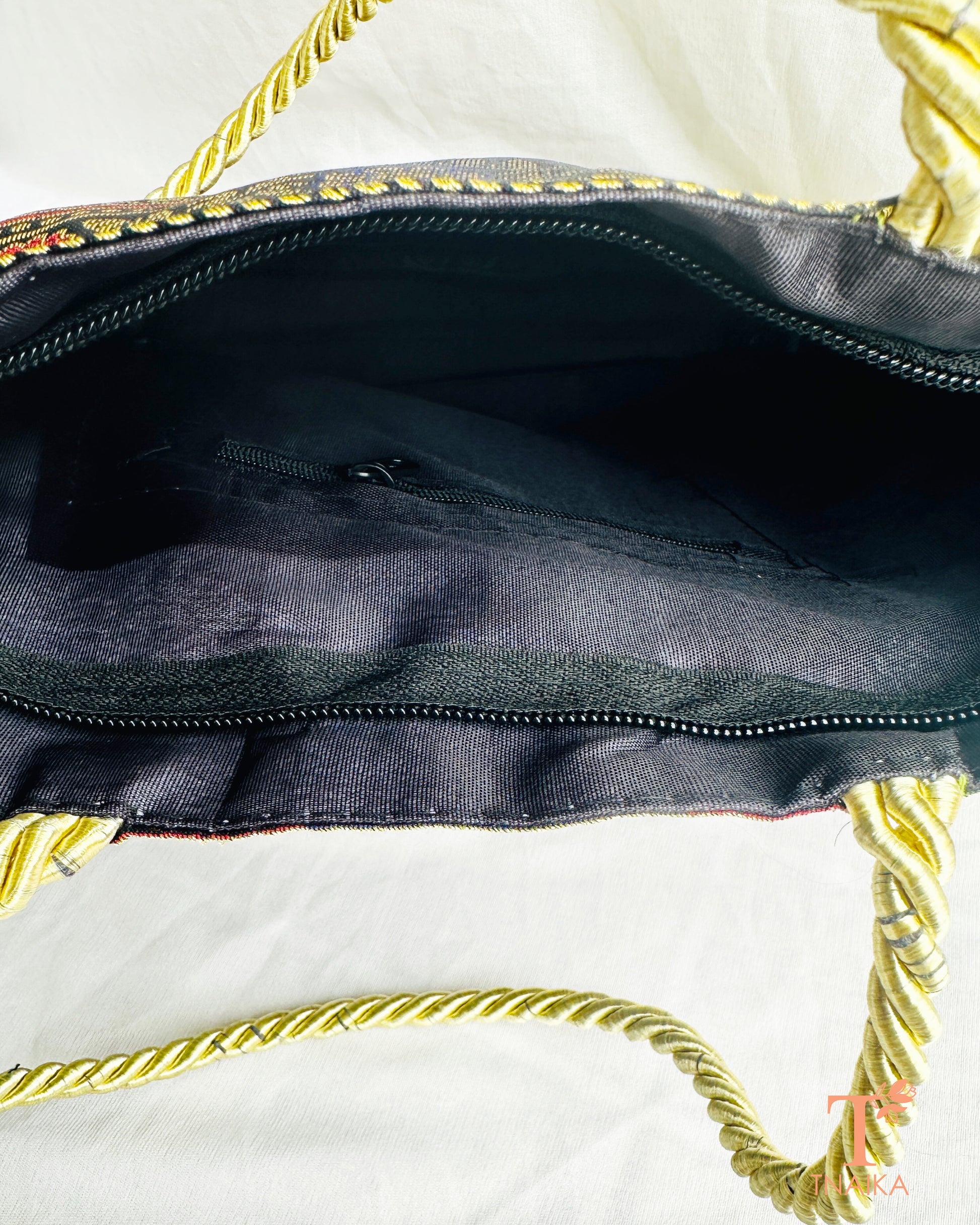 Inside view of the bag