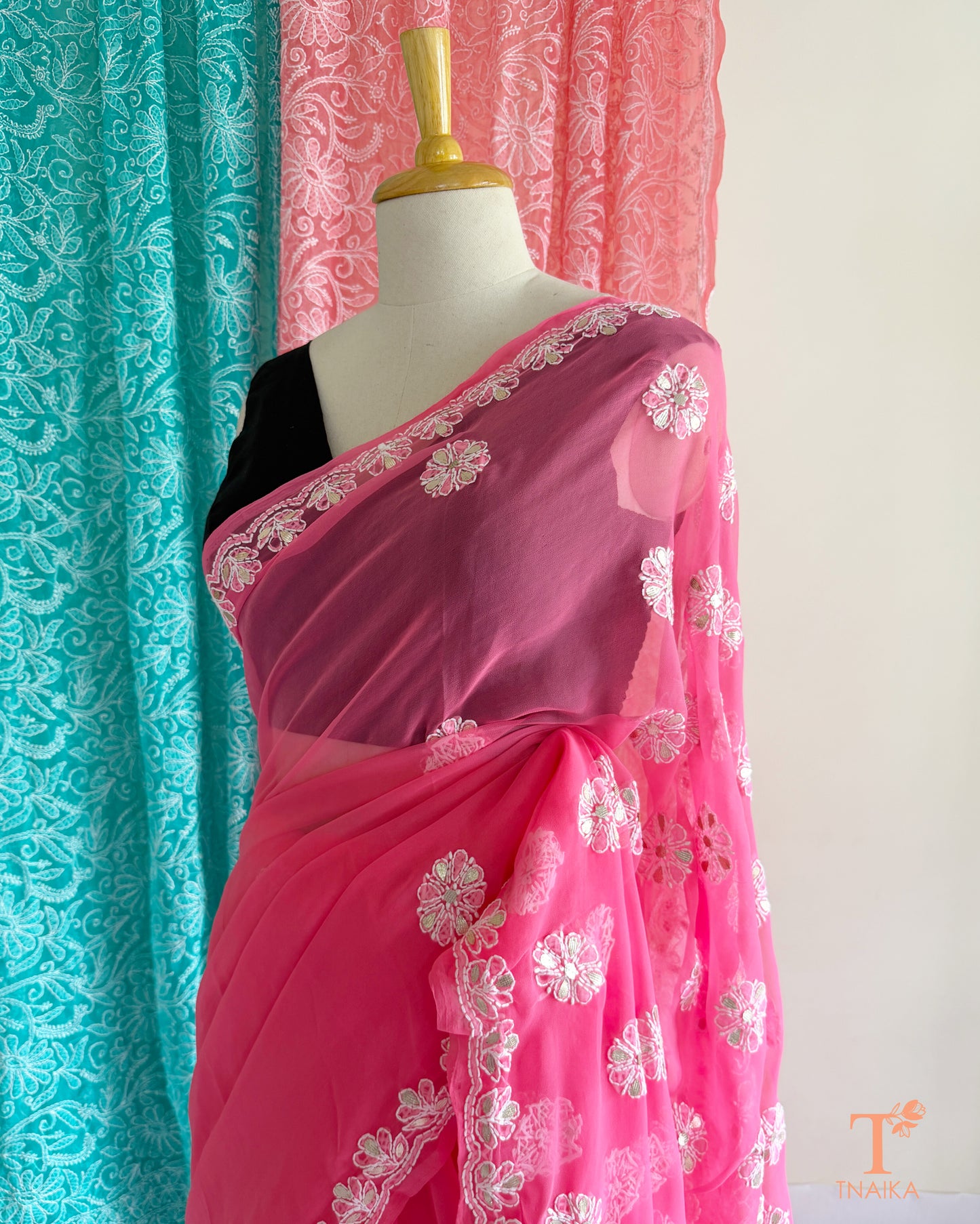 Close up of saree