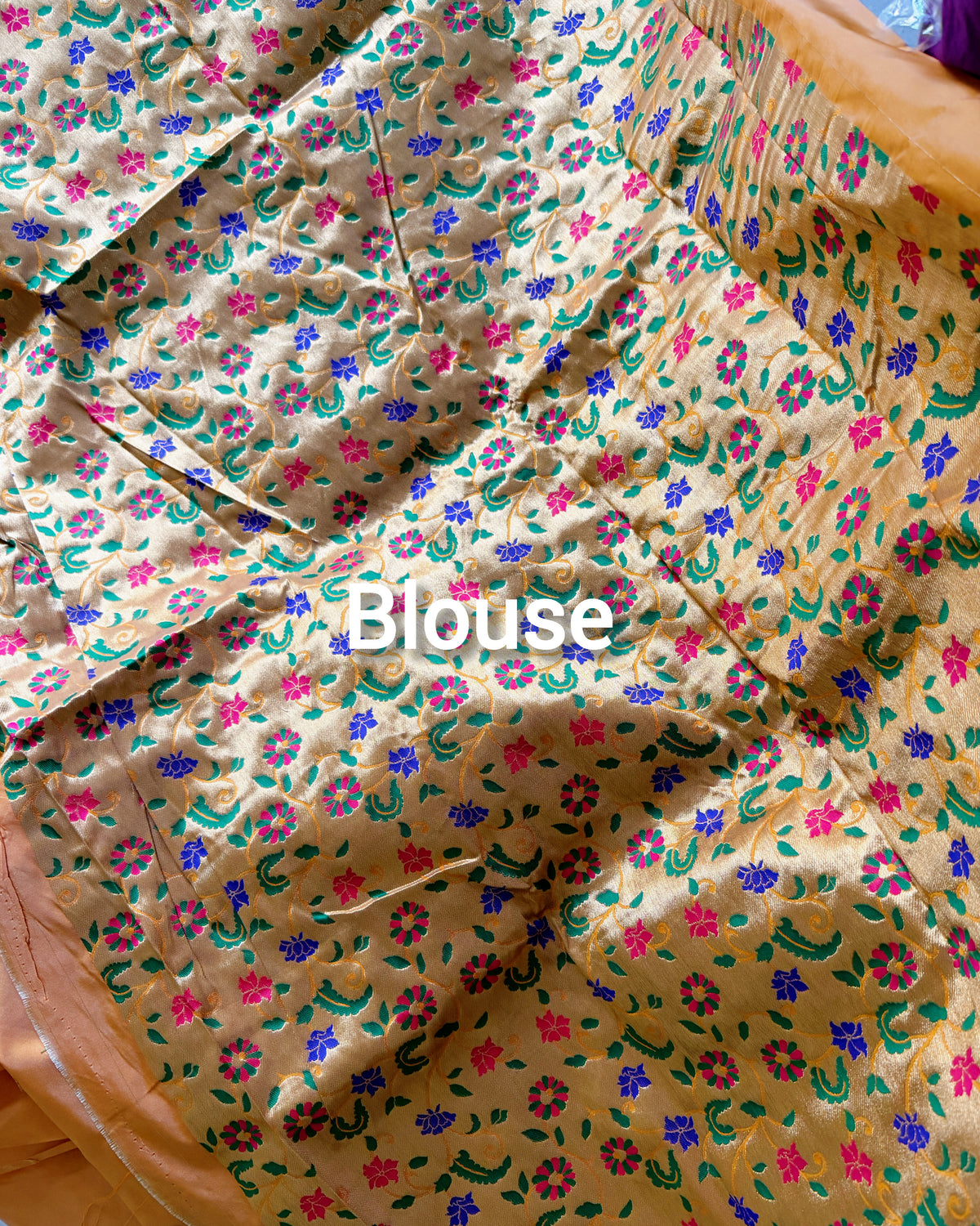 Elegant Paithani-style saree for festive occasions
