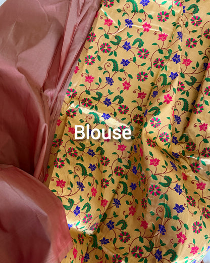 Elegant Paithani-style saree for festive occasions