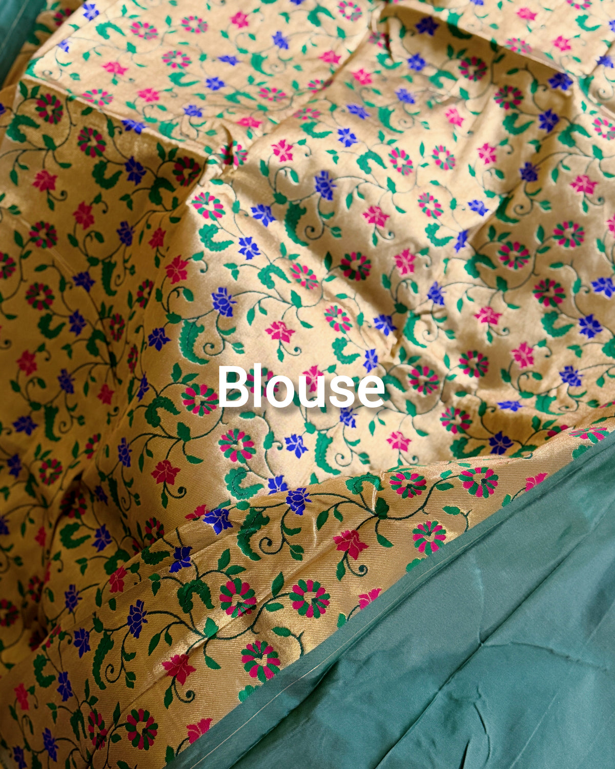 Elegant Paithani-style saree for festive occasions