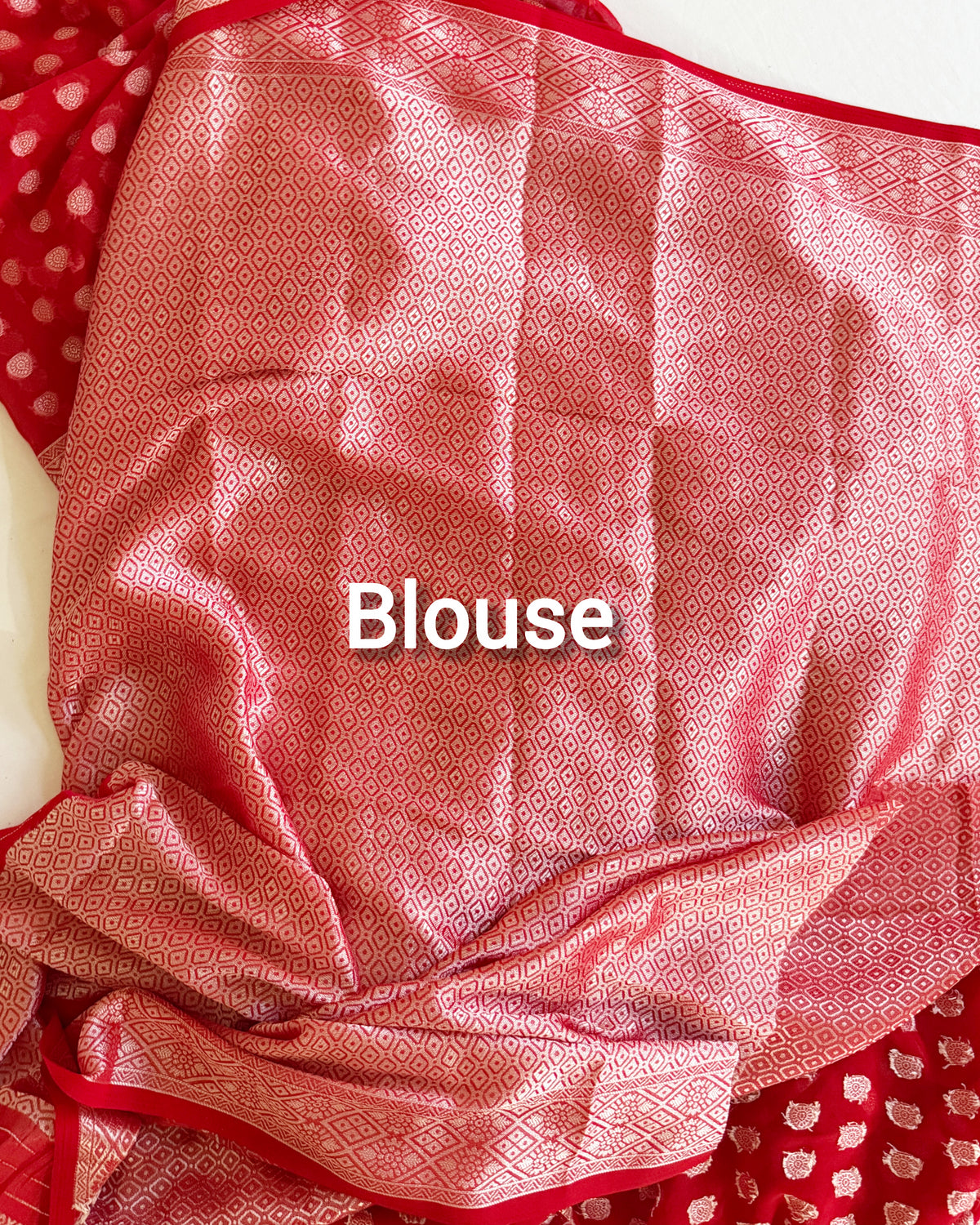 Festive chiffon georgette saree with traditional detailing