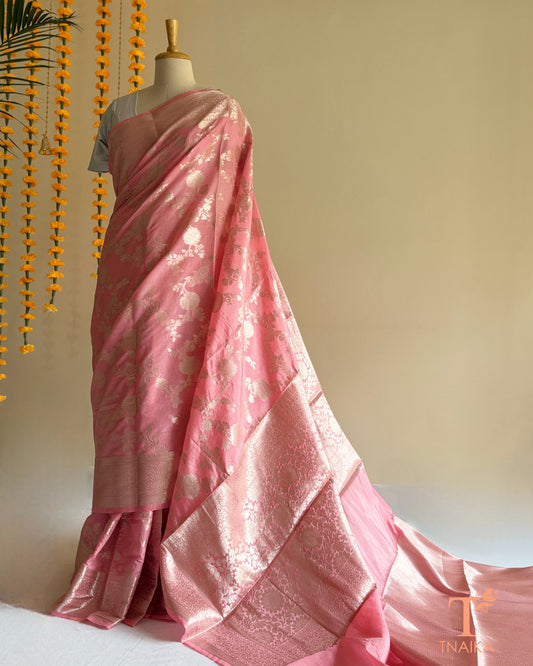 Semi-georgette neemzari saree