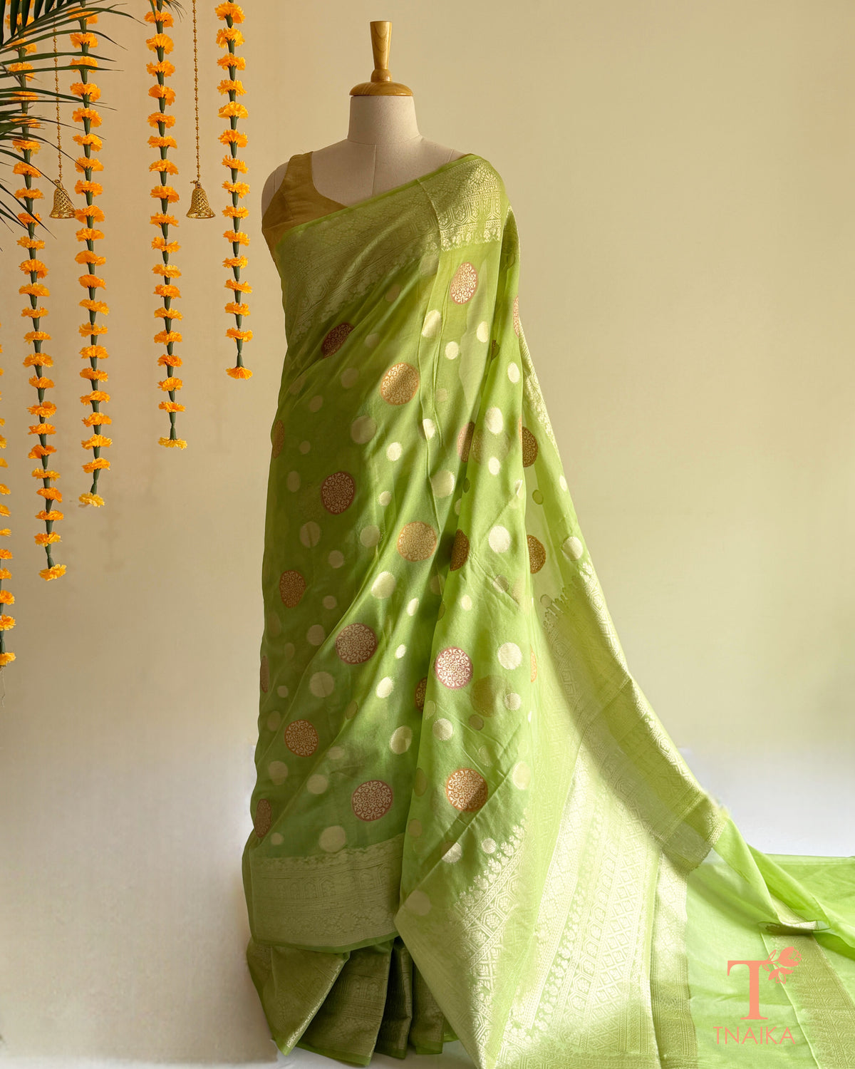 Meenakari boota saree inspired by the rich weaving heritage of Banaras