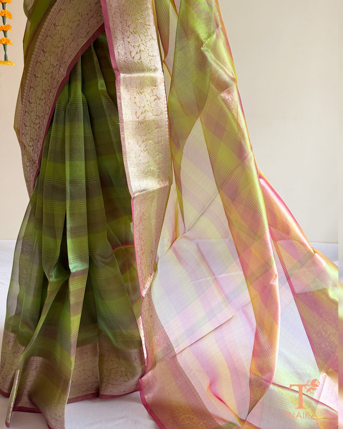 Designer tissue silk saree from Tnaika collection