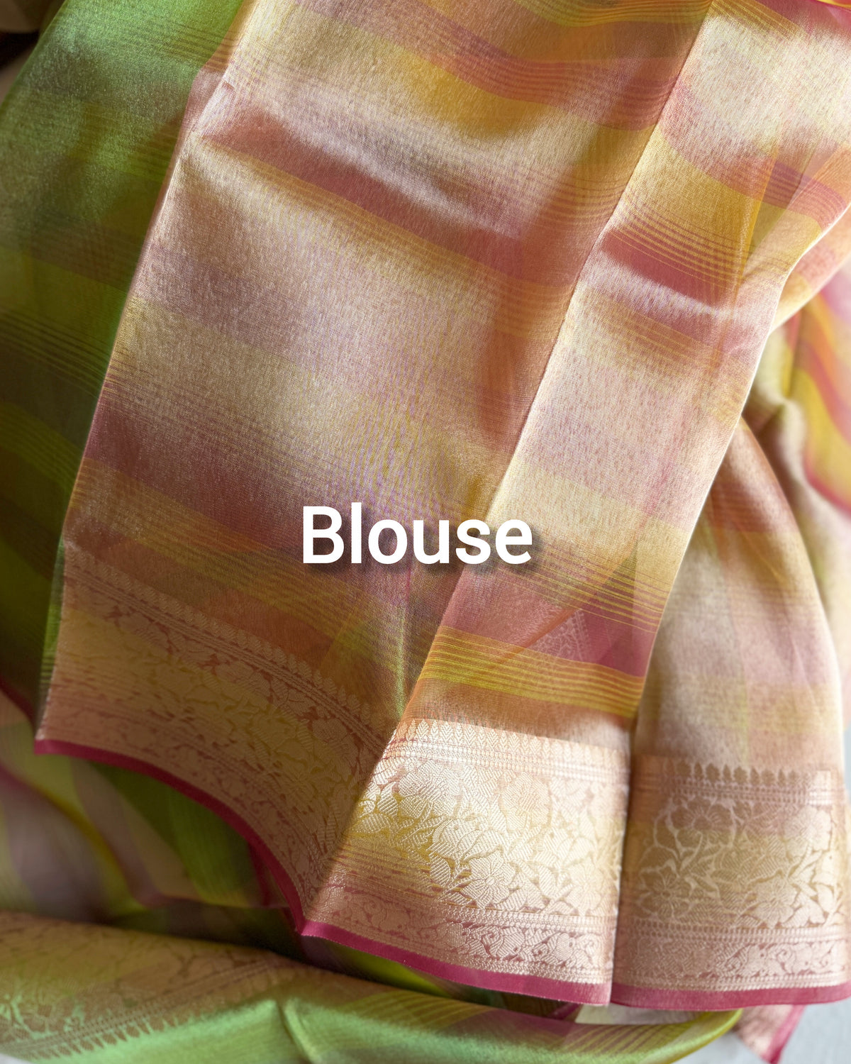 Festive tissue silk saree for traditional occasions