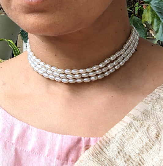 Rice Pearl Choker