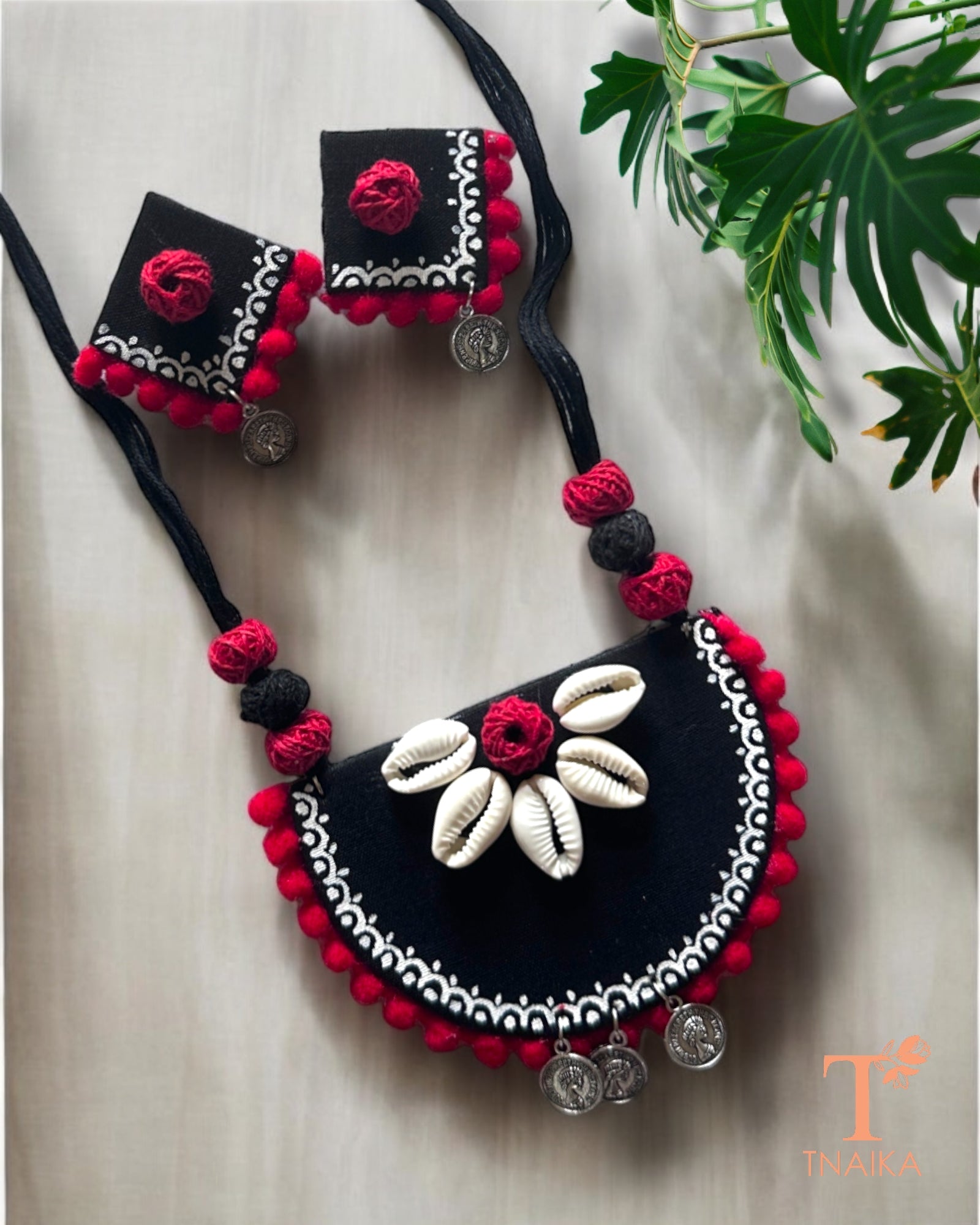 fabric necklacee set navratri jeweley bold jewelry jewelry made from cloth