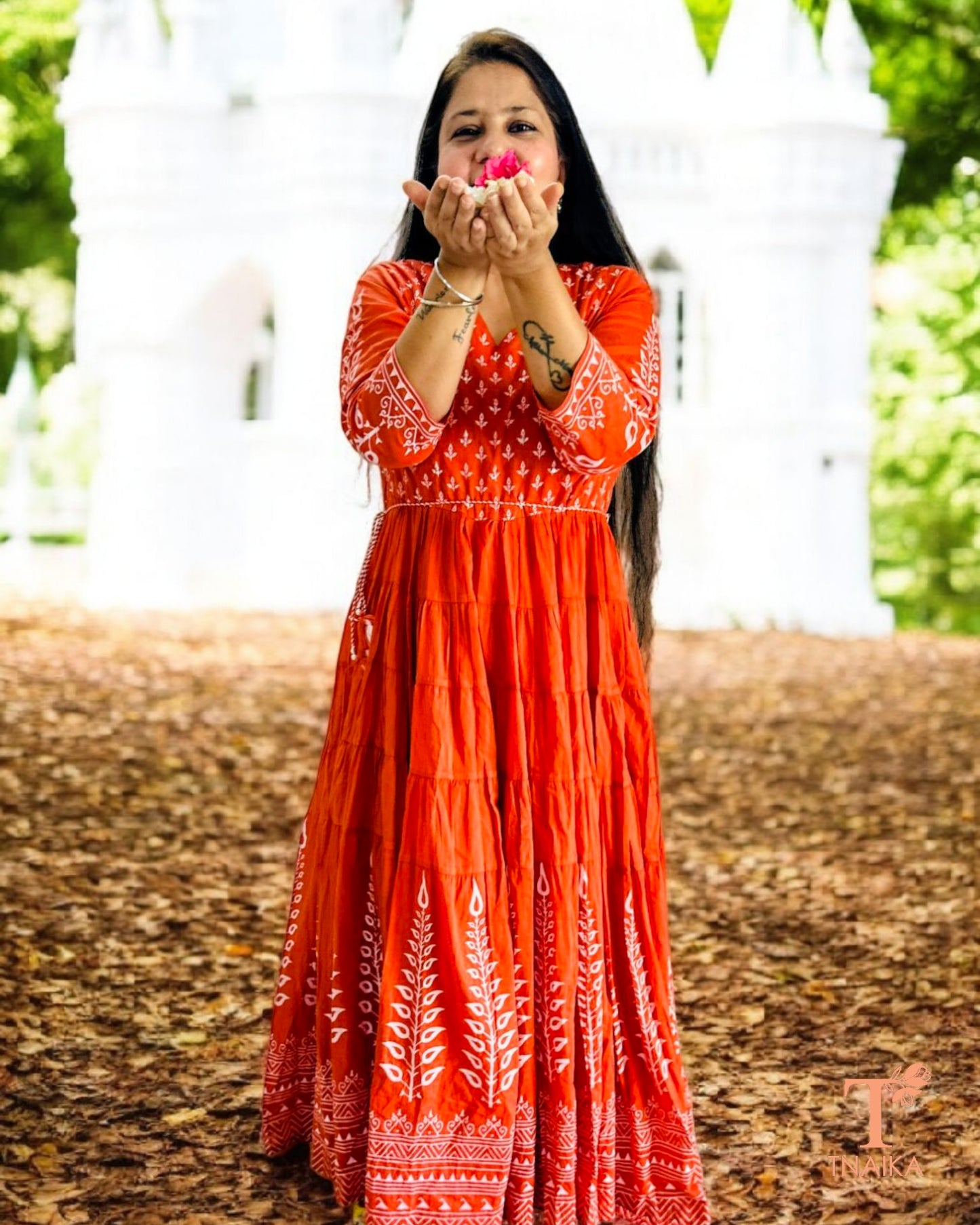 Cotton Ghoomar Gown